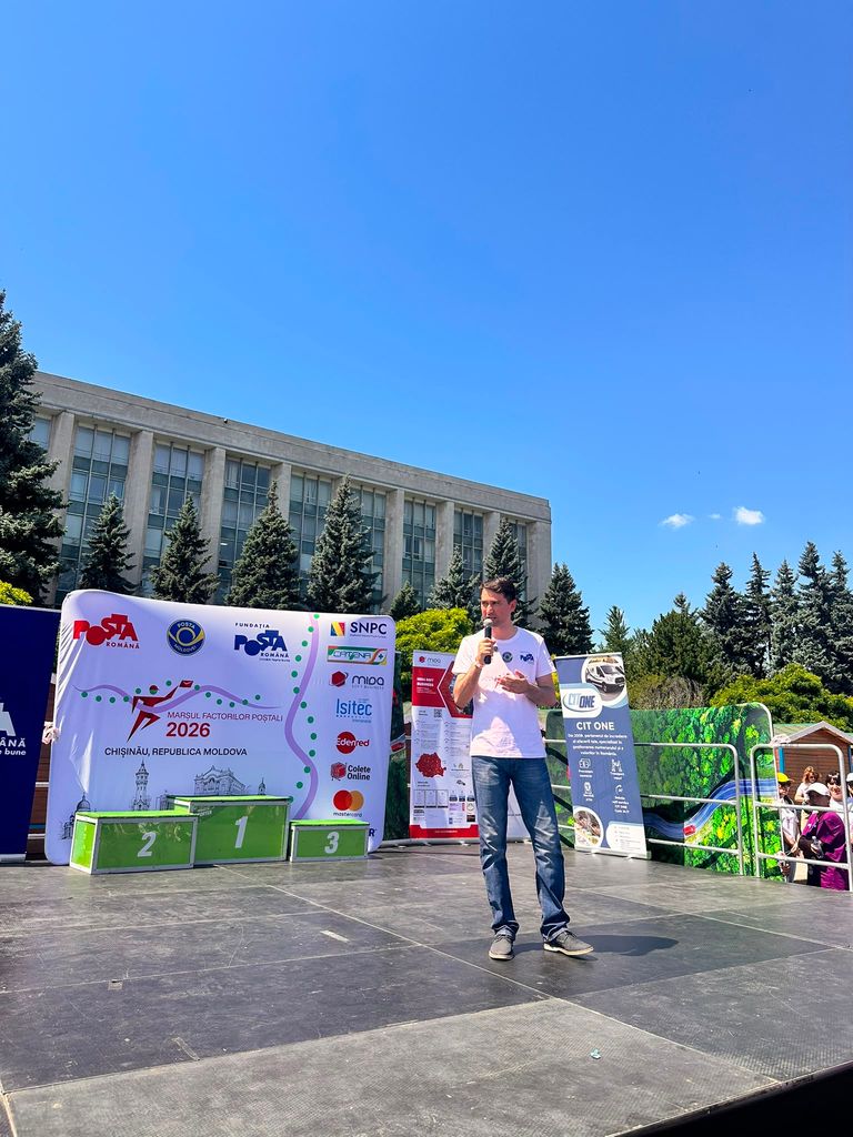 Marșul Factorilor Poștali, ediția a 46-a, Chișinău — delegația SNPC