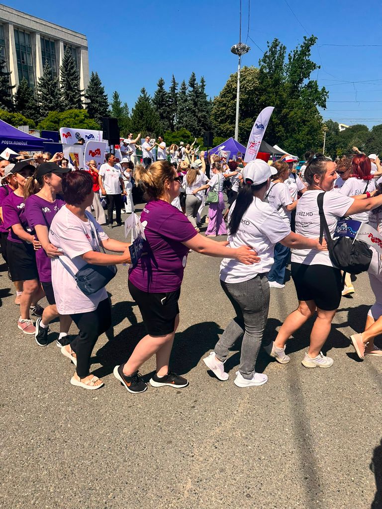Marșul Factorilor Poștali, ediția a 46-a, Chișinău — delegația SNPC