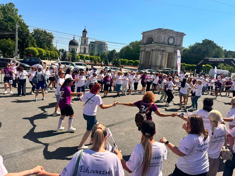 Marșul Factorilor Poștali, ediția a 46-a, Chișinău — delegația SNPC